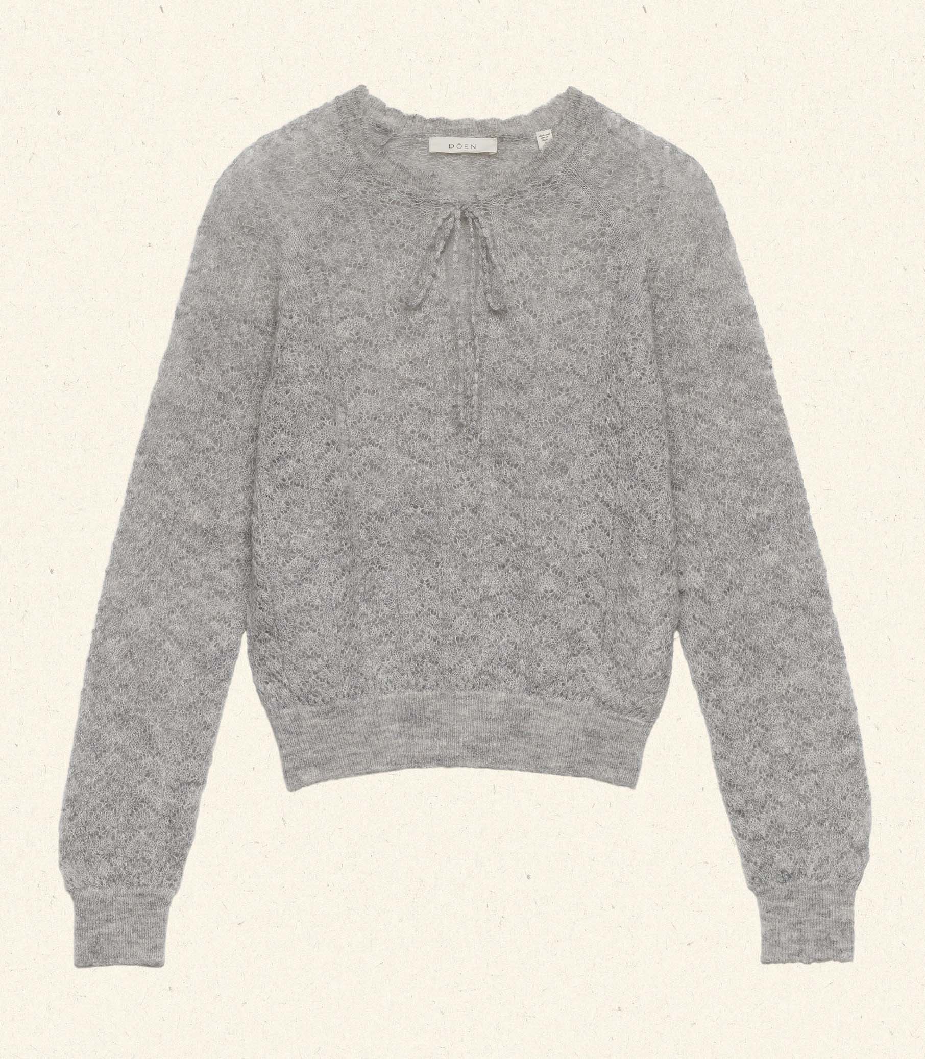 HMD -- OPHIRA SWEATER -- LIGHT HEATHER GREY