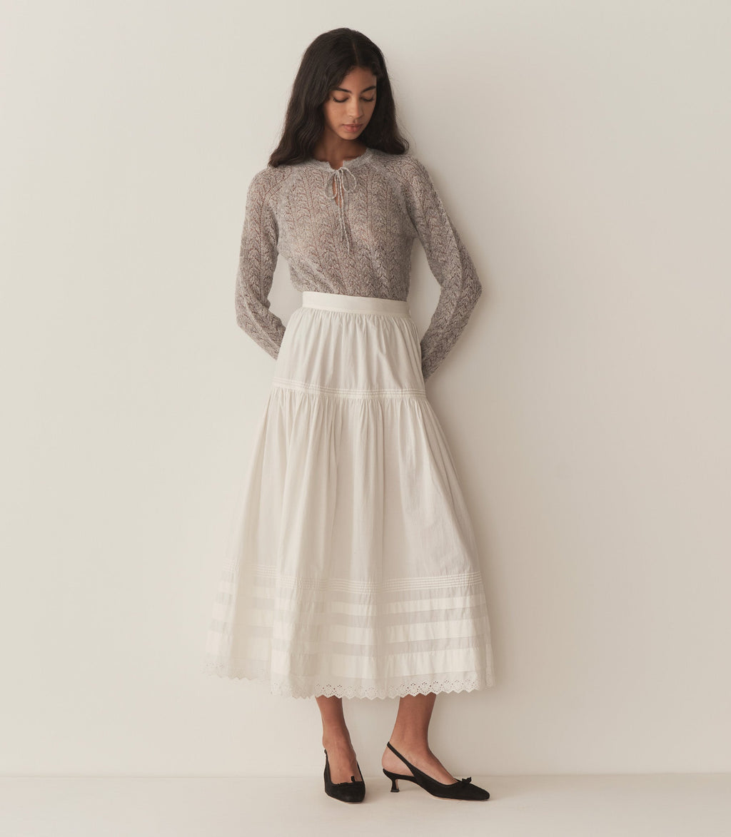 HMD -- OPHIRA SWEATER -- LIGHT HEATHER GREY