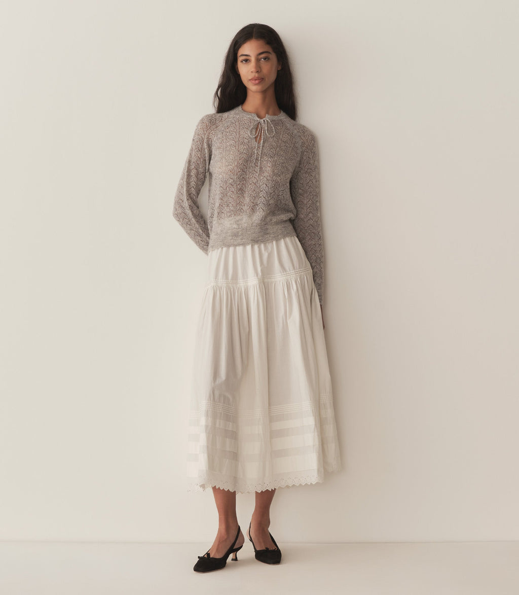 HMD -- OPHIRA SWEATER -- LIGHT HEATHER GREY