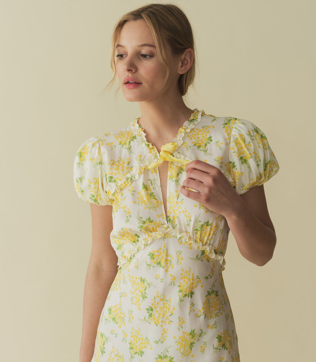 HMD -- ORIANNA DRESS -- SALT MAY BELL FLORAL