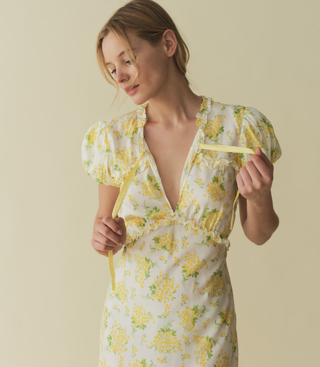 HMD -- ORIANNA DRESS -- SALT MAY BELL FLORAL