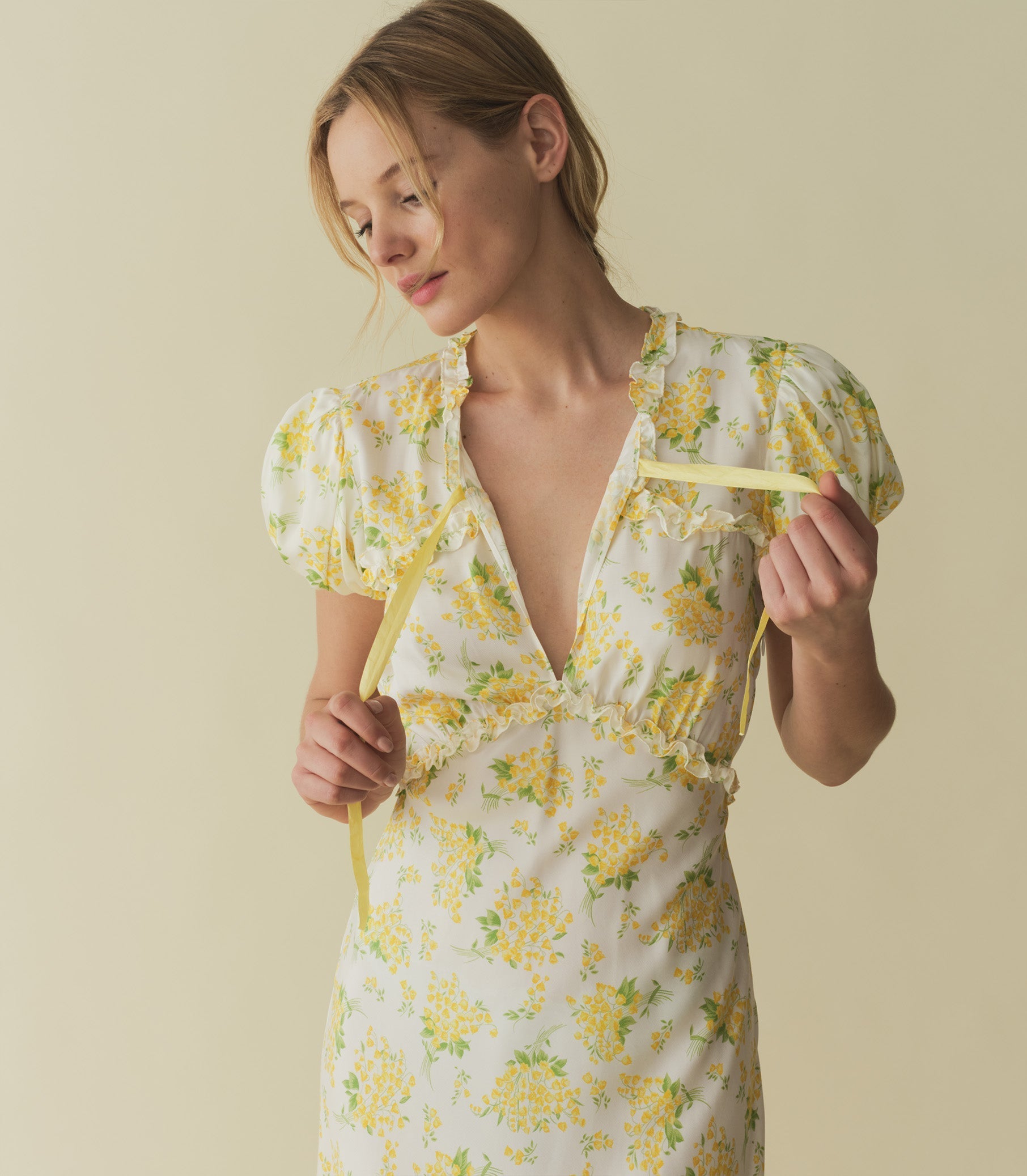 HMD -- ORIANNA DRESS -- SALT MAY BELL FLORAL