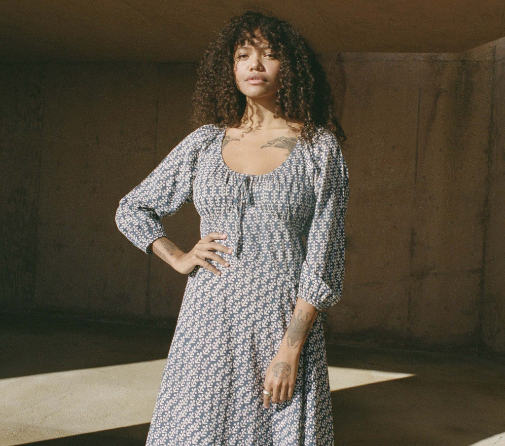 HMD -- ORTENSIA DRESS -- SOLEDAD BLOOM