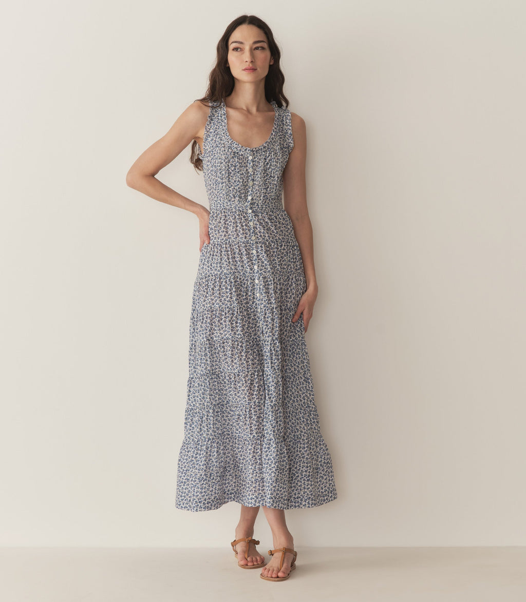HMD -- OTTESSA DRESS -- CORNFLOWER HILLSIDE BLOOM