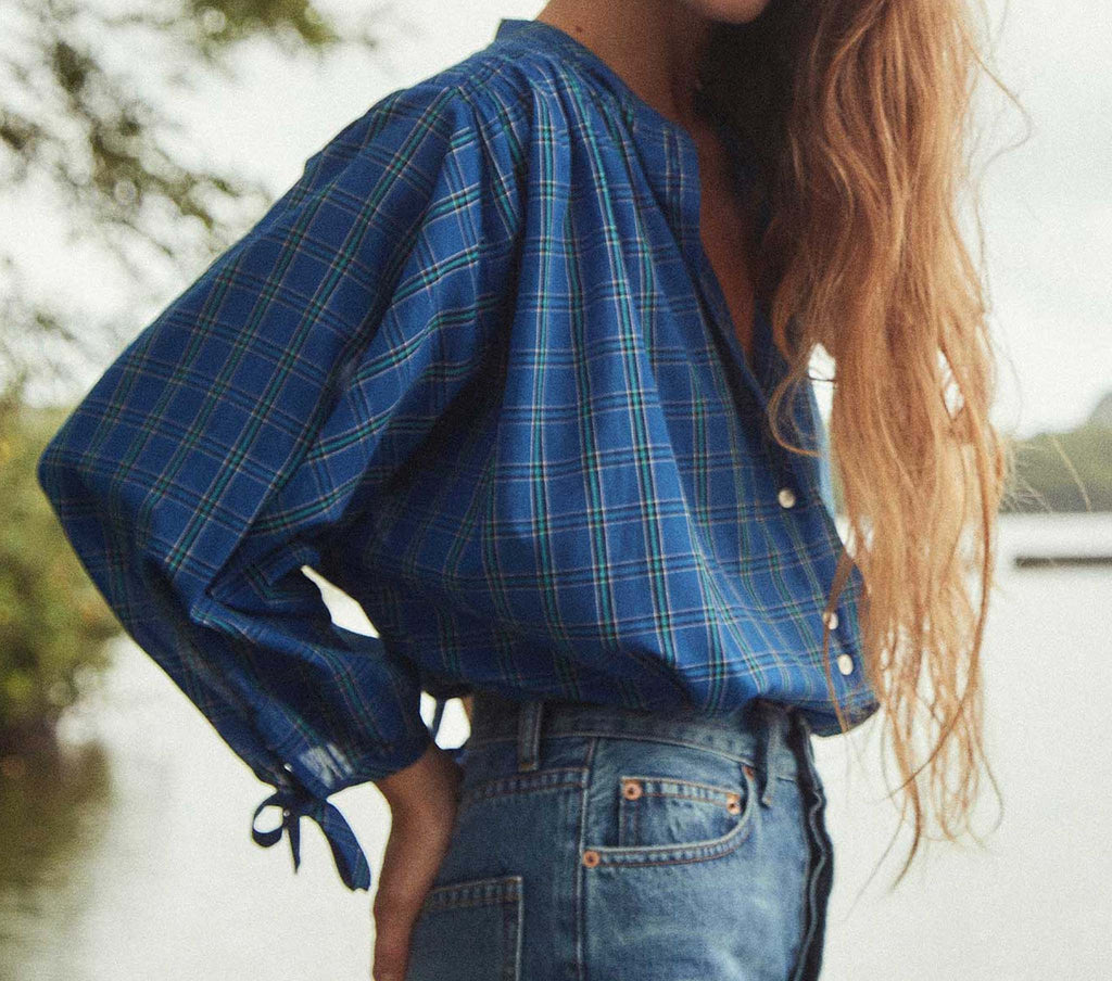 HMD -- O'KEEFFE TOP -- PARK LANE PLAID
