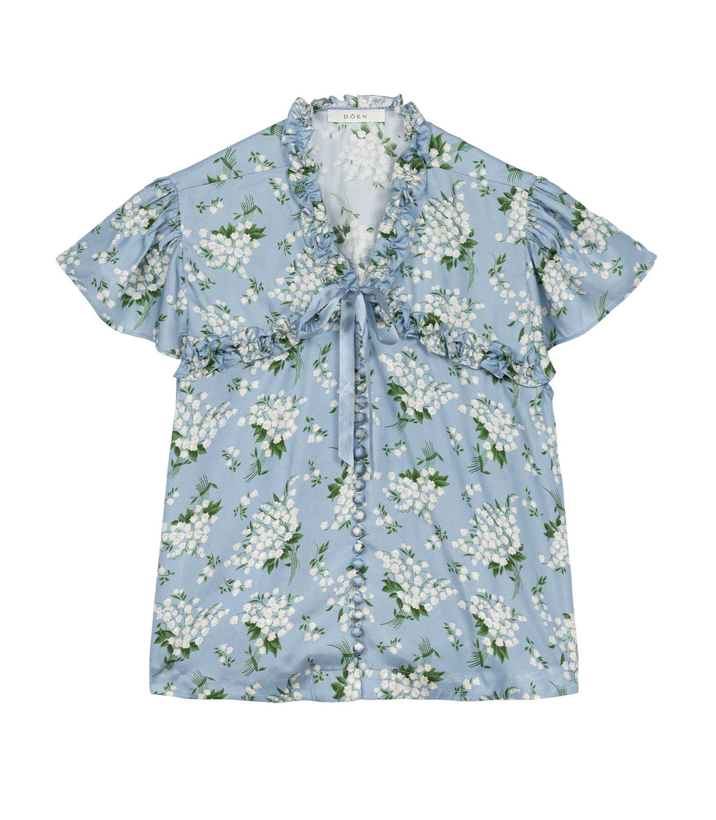 HMD -- OPALINE TOP -- SKY MAY BELL FLORAL