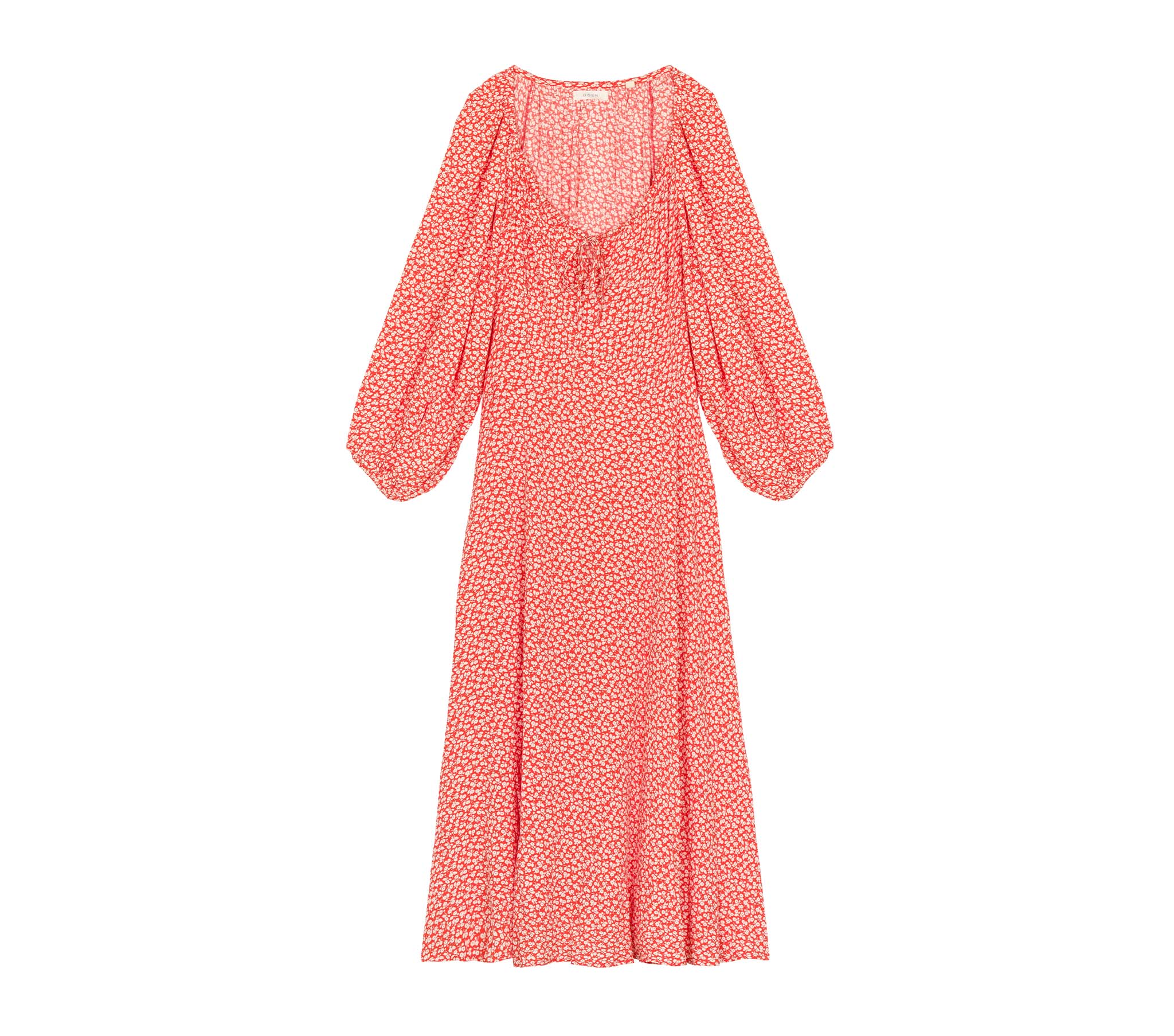 HMD -- ORTENSIA DRESS -- ORANGE HILLSIDE BLOOM