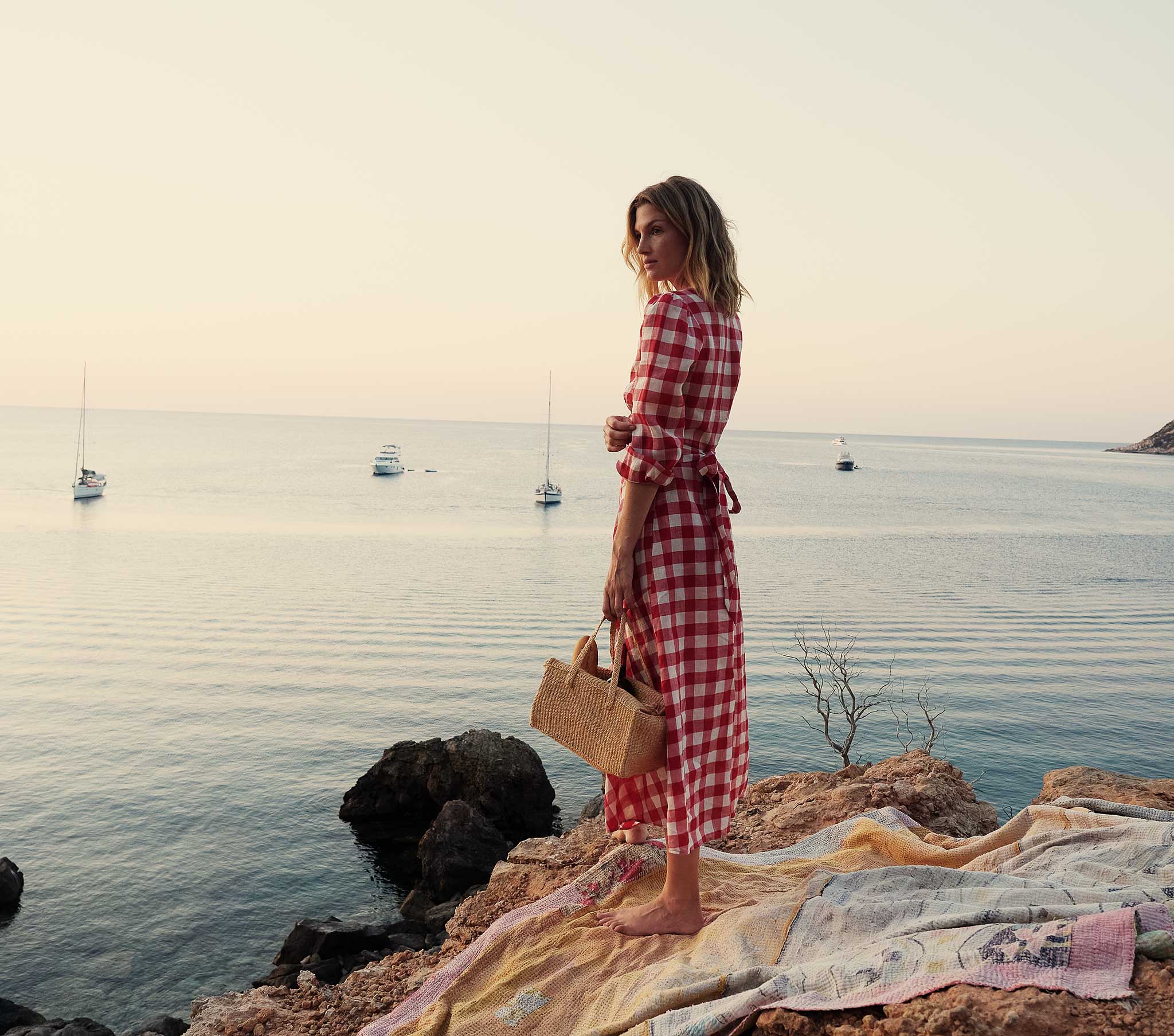 HMD -- CHARLESTON DRESS -- ST OUEN SWEET CHERRY PLAID