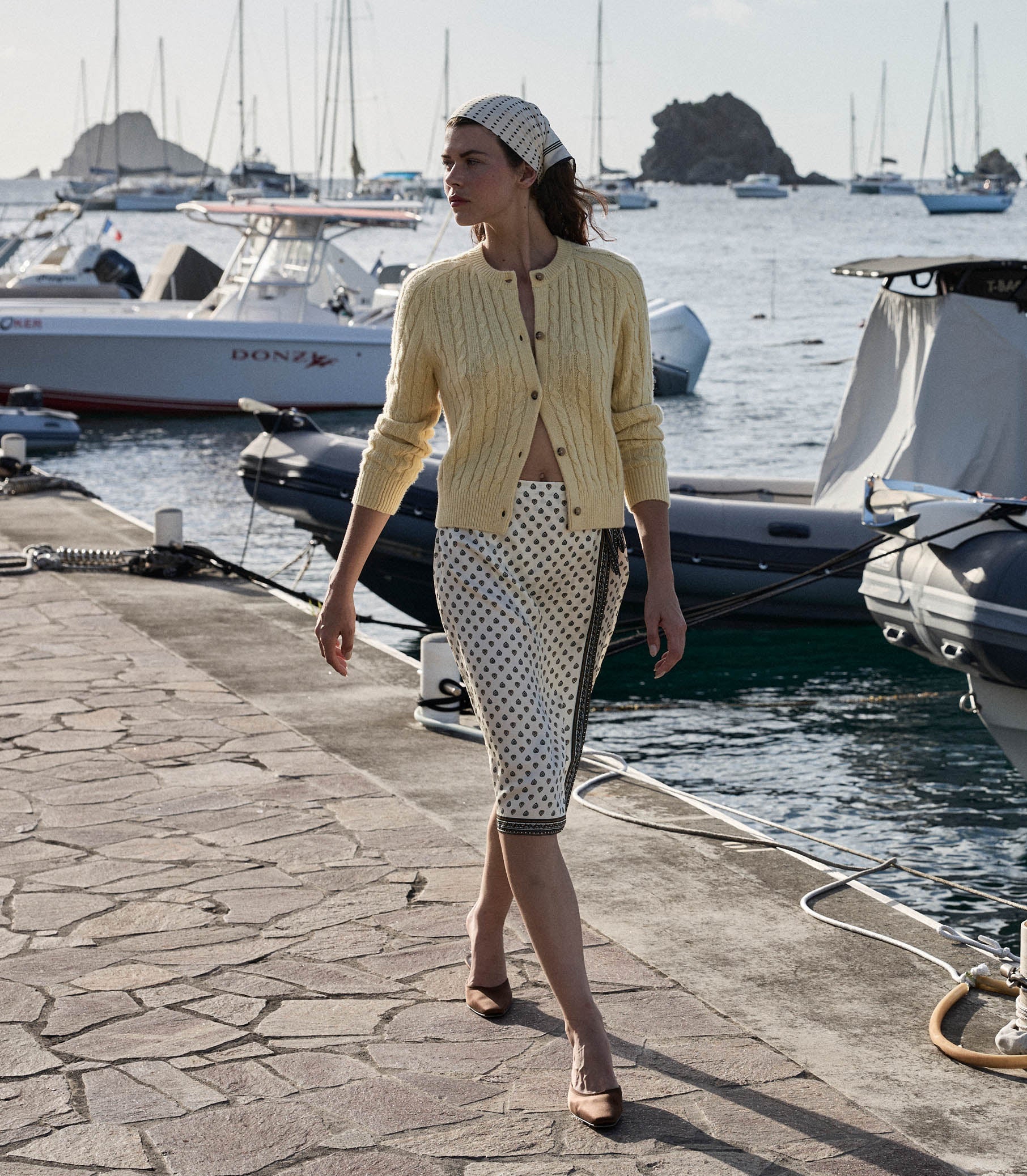 HMD -- PENROSE CARDIGAN -- LEMON CHIFFON