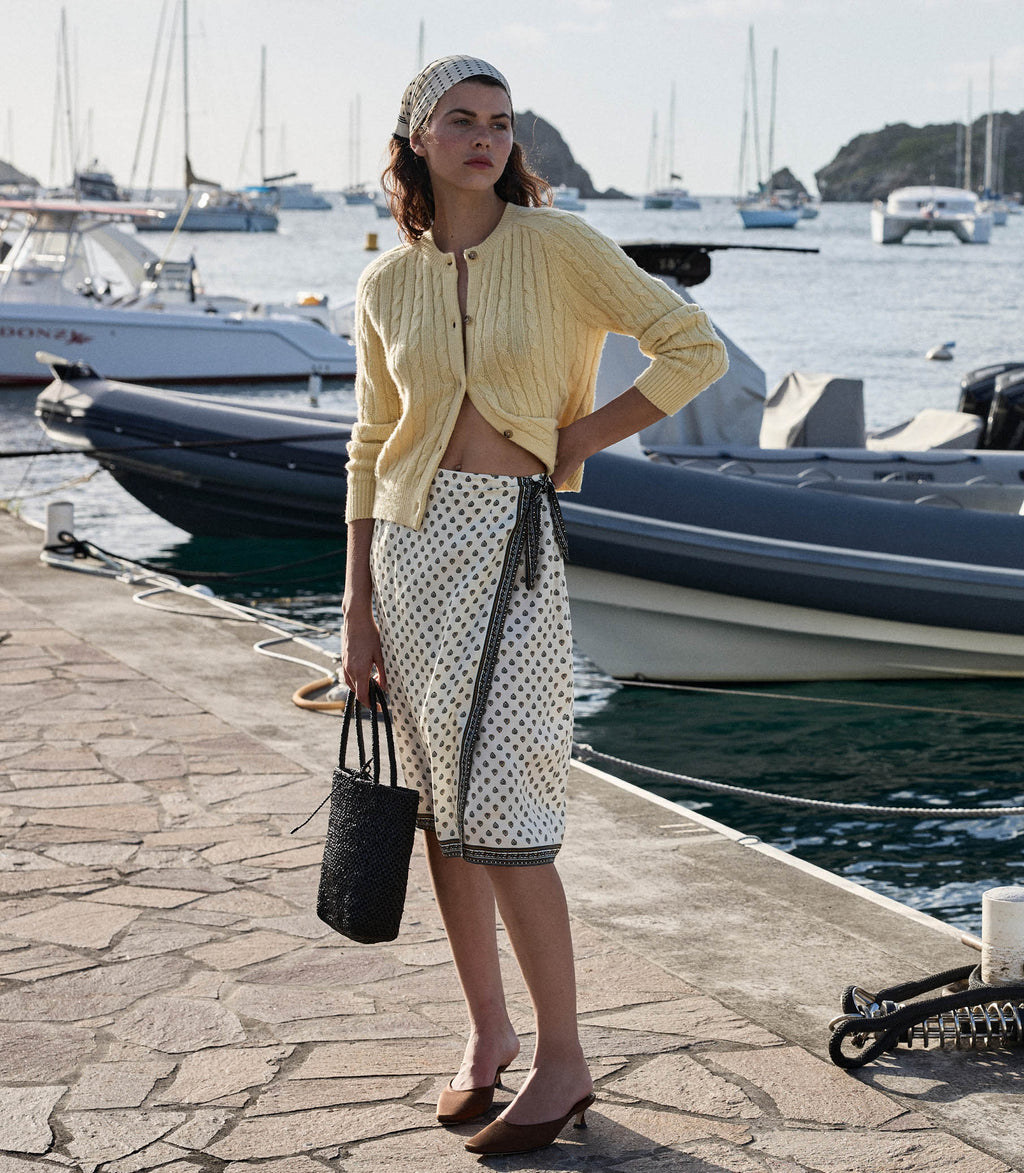 HMD -- PENROSE CARDIGAN -- LEMON CHIFFON