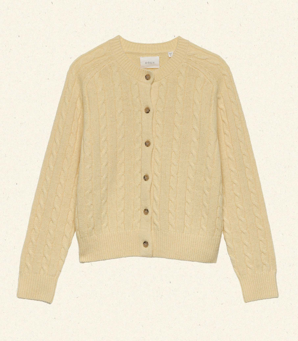 HMD -- PENROSE CARDIGAN -- LEMON CHIFFON