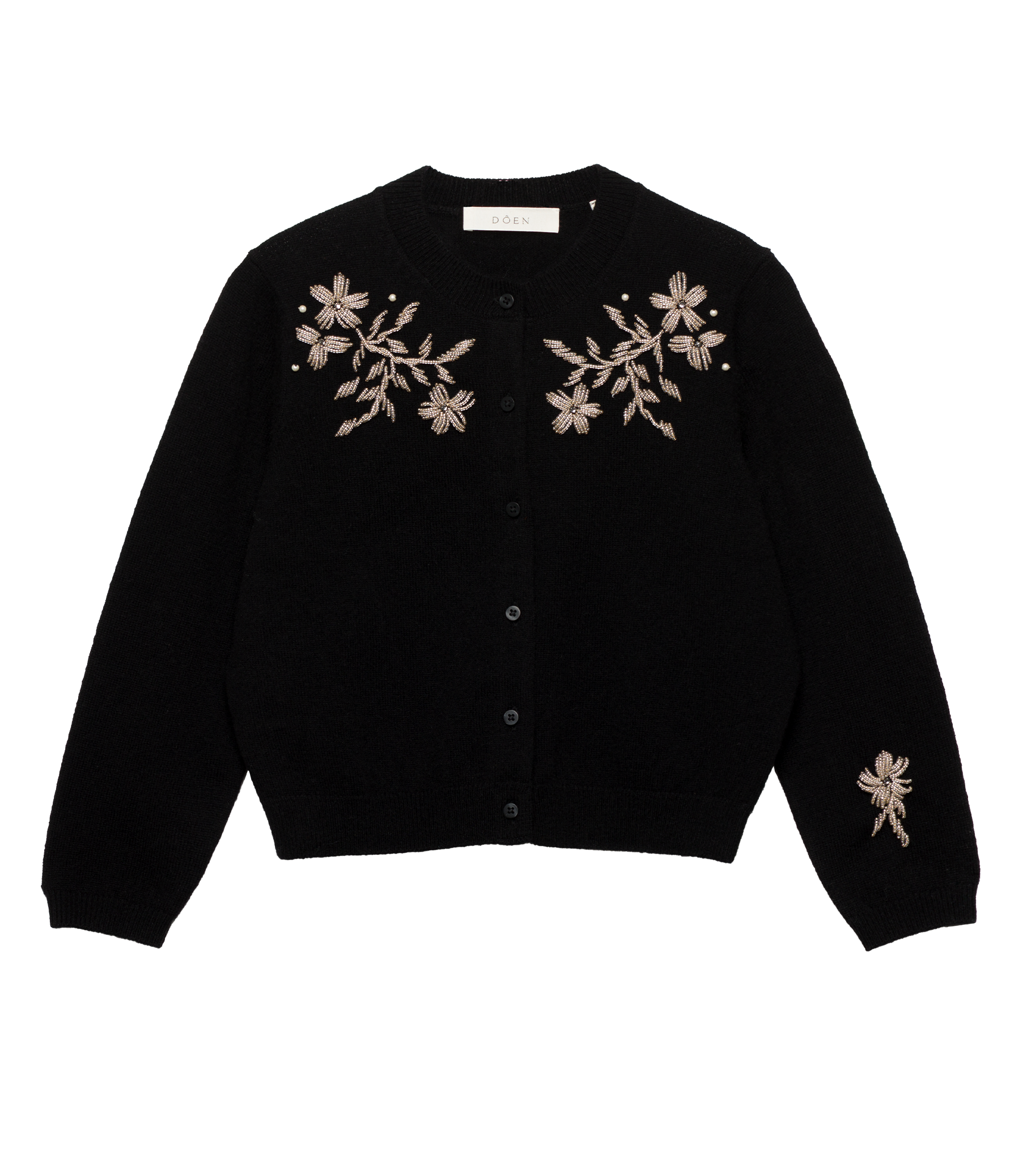 PETIT TRESOR CARDIGAN -- BLACK
