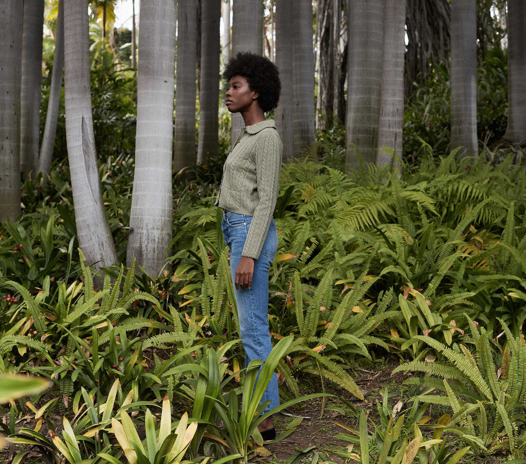 HMD -- POSEY CARDIGAN SWEATER -- FERN