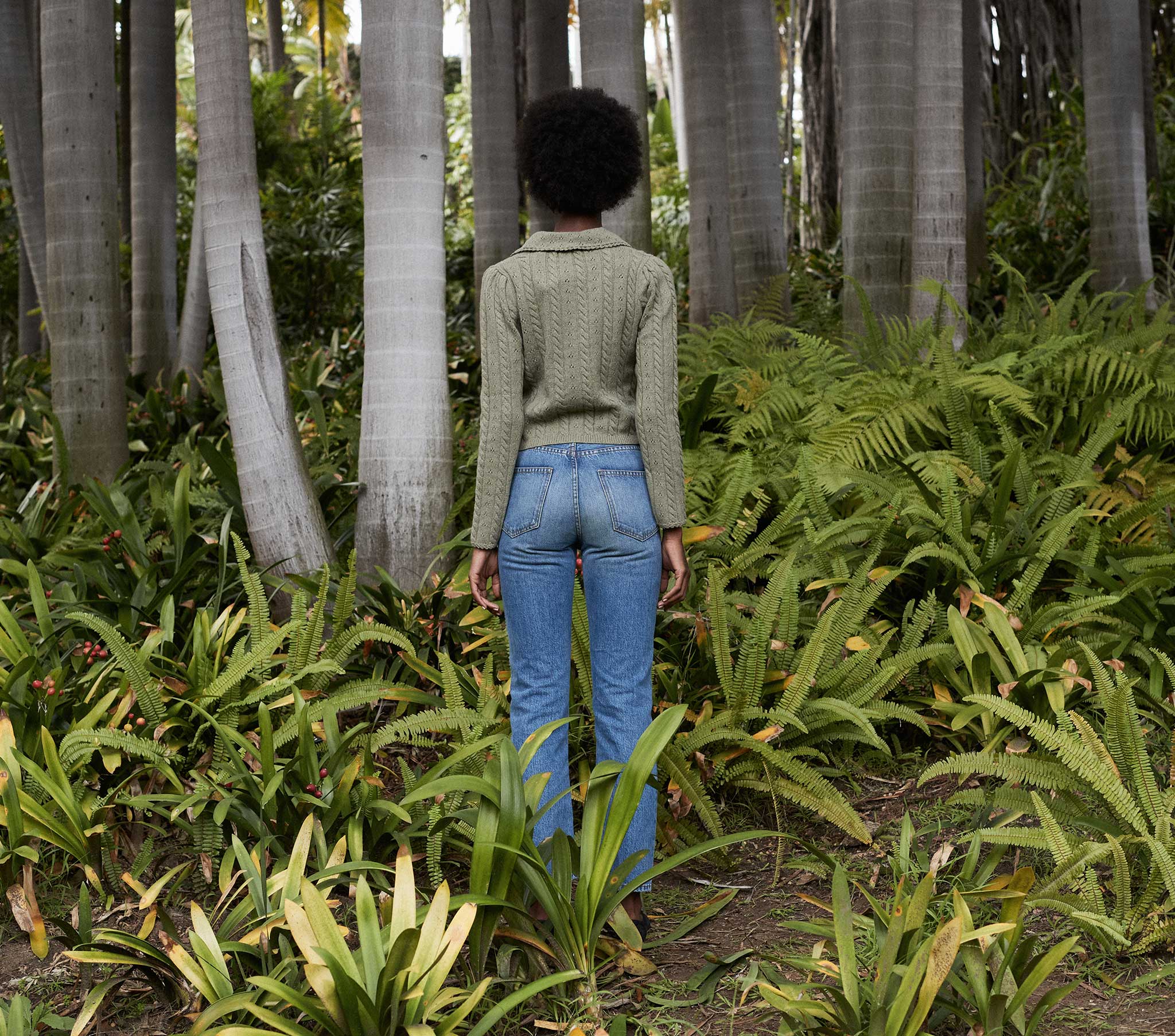 HMD -- POSEY CARDIGAN SWEATER -- FERN