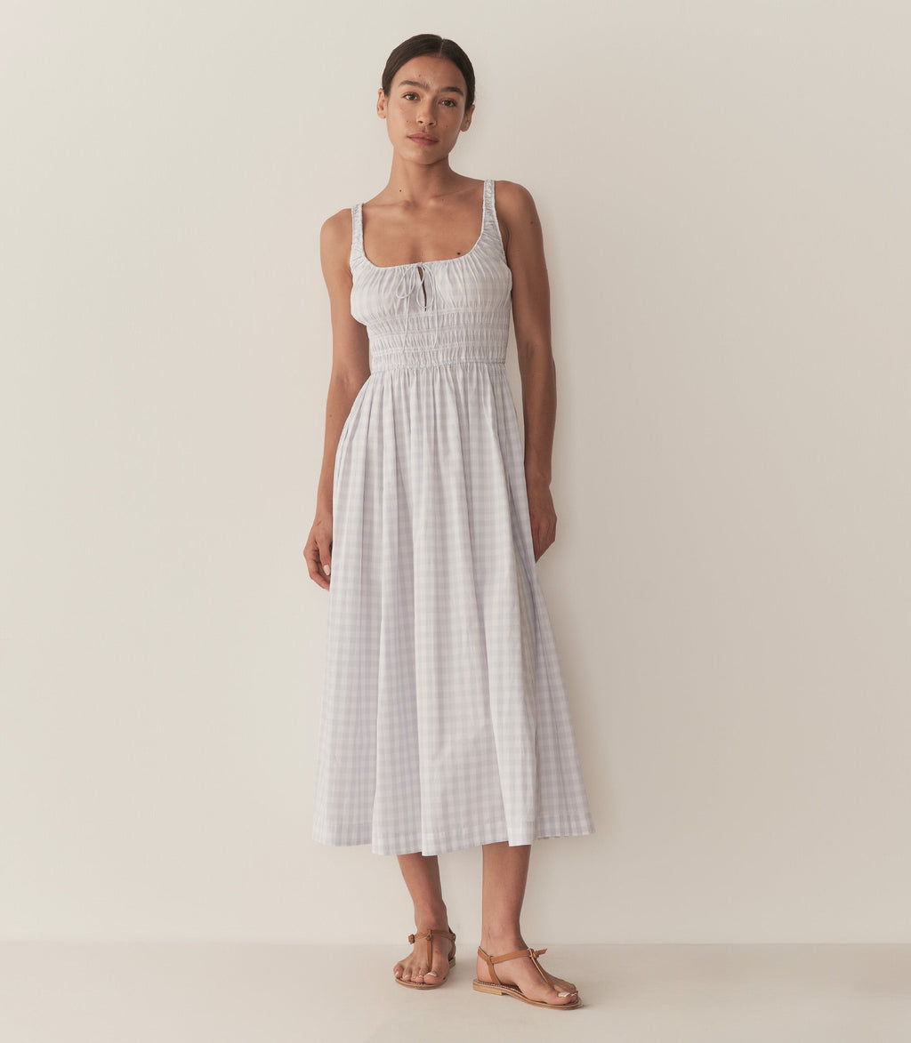 HMD -- QUILLA DRESS -- MARJORIE GINGHAM