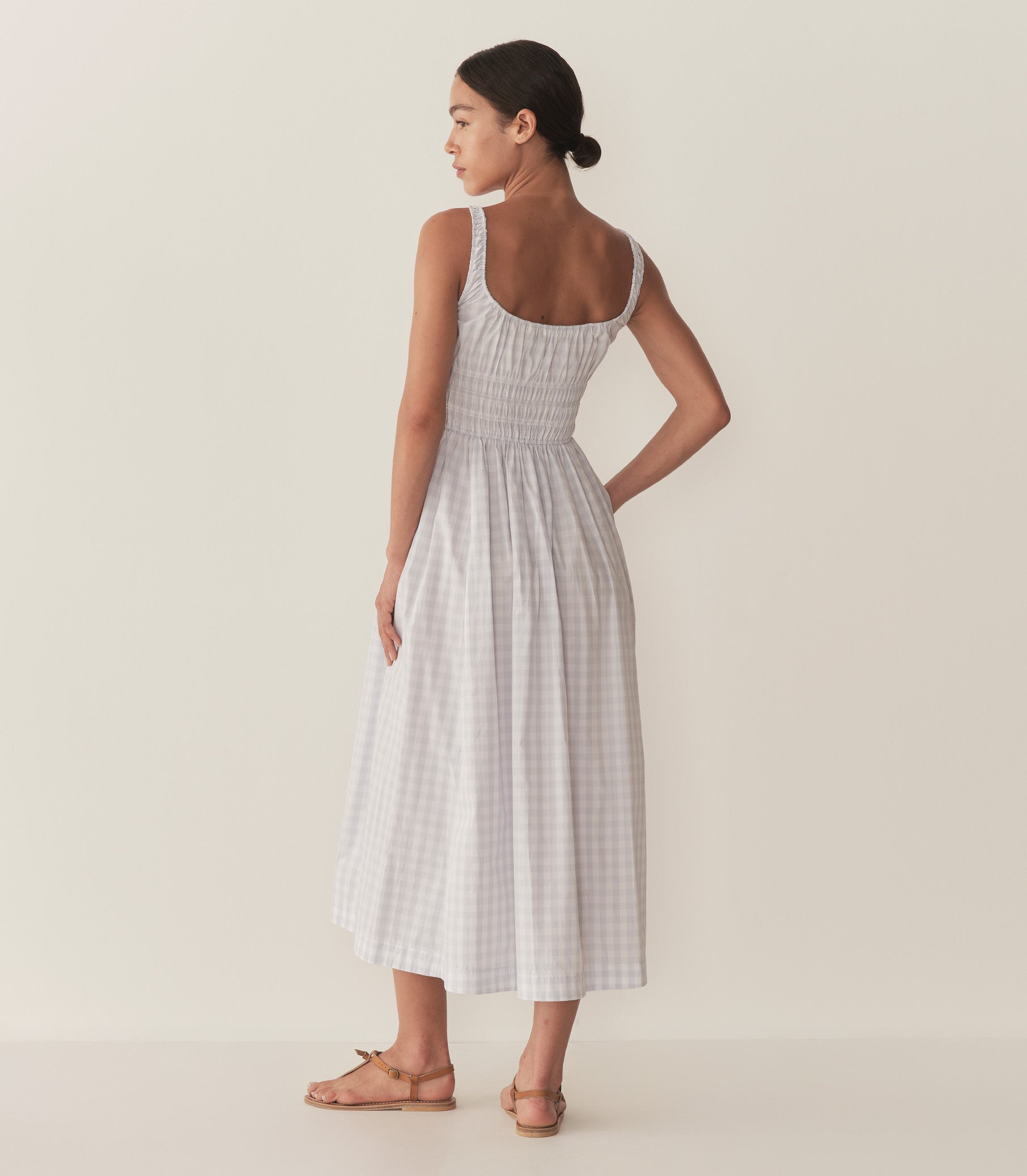 HMD -- QUILLA DRESS -- MARJORIE GINGHAM