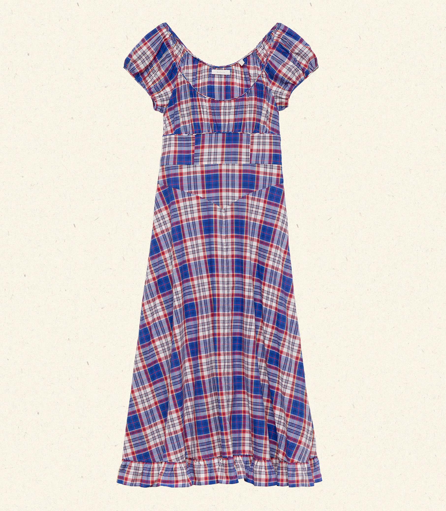 HMD -- RAMONA DRESS -- COTE D'AZUR PLAID