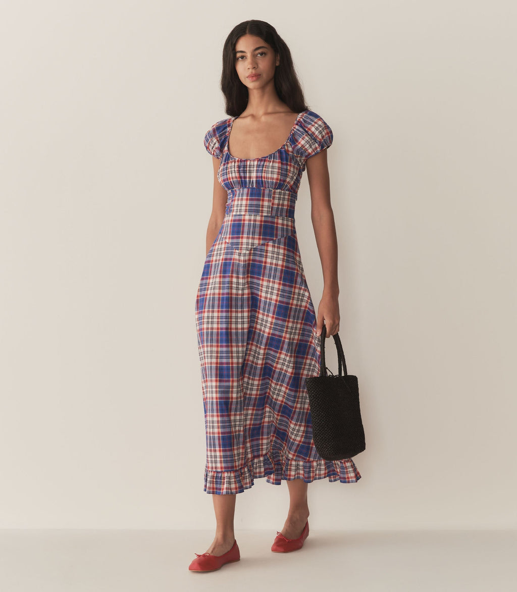 HMD -- RAMONA DRESS -- COTE D'AZUR PLAID