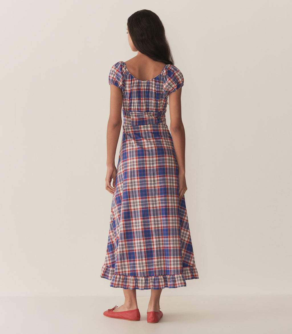 HMD -- RAMONA DRESS -- COTE D'AZUR PLAID