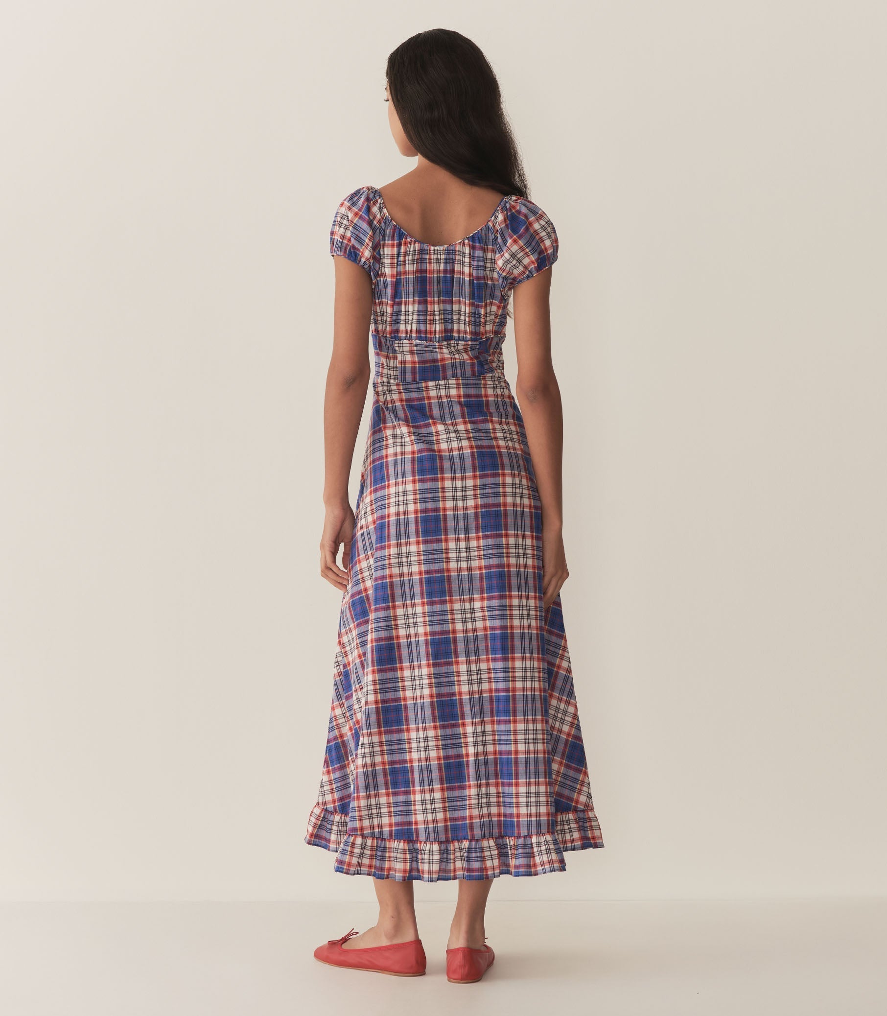 HMD -- RAMONA DRESS -- COTE D'AZUR PLAID