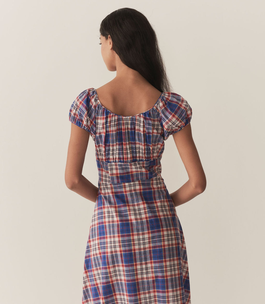HMD -- RAMONA DRESS -- COTE D'AZUR PLAID