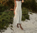 HMD -- REM DRESS -- STRIPED CHAMBRAY