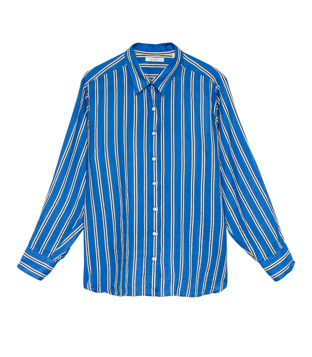 HMD -- REMIS TOP -- BLEU MONACO STRIPE