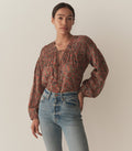 HMD -- RENELLE TOP -- L'ORANGE SOLEIL FLEURIT
