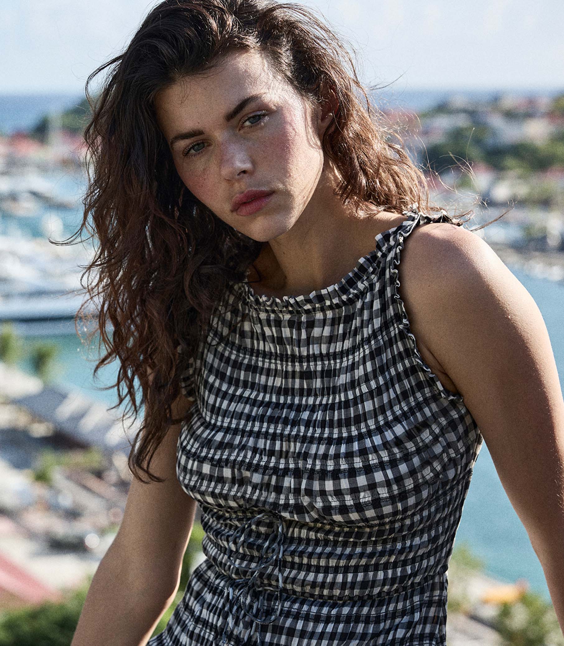 HMD -- ROSELLA DRESS -- NOIR GRETA GINGHAM