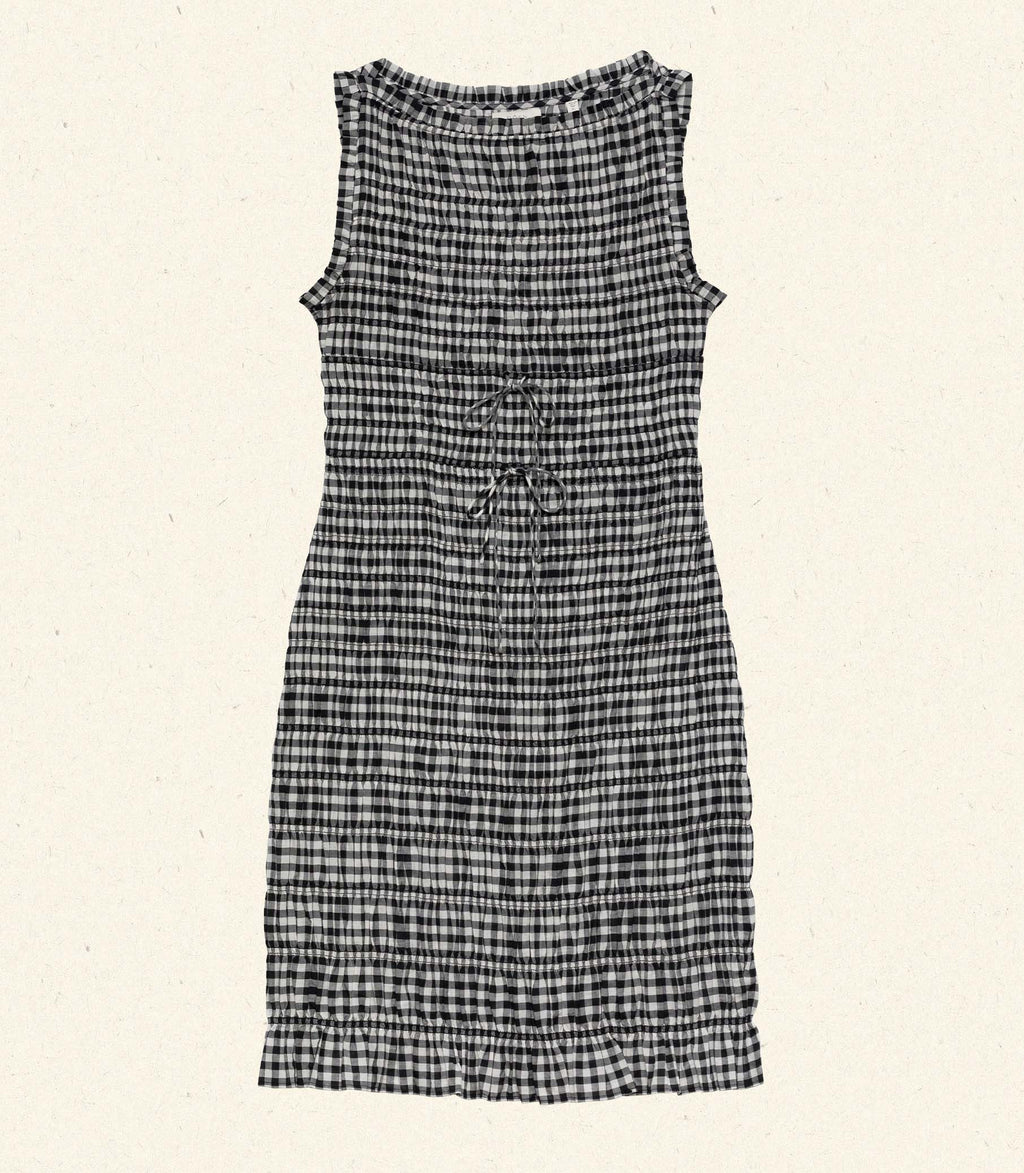HMD -- ROSELLA DRESS -- NOIR GRETA GINGHAM