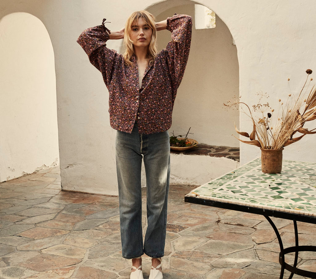HMD -- O'KEEFFE TOP -- BLUE LAUREL CANYON ROSE