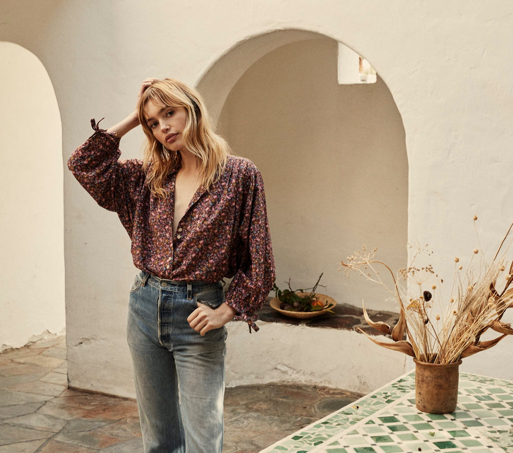 HMD -- O'KEEFFE TOP -- BLUE LAUREL CANYON ROSE