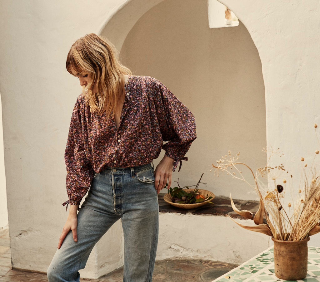 HMD -- O'KEEFFE TOP -- BLUE LAUREL CANYON ROSE