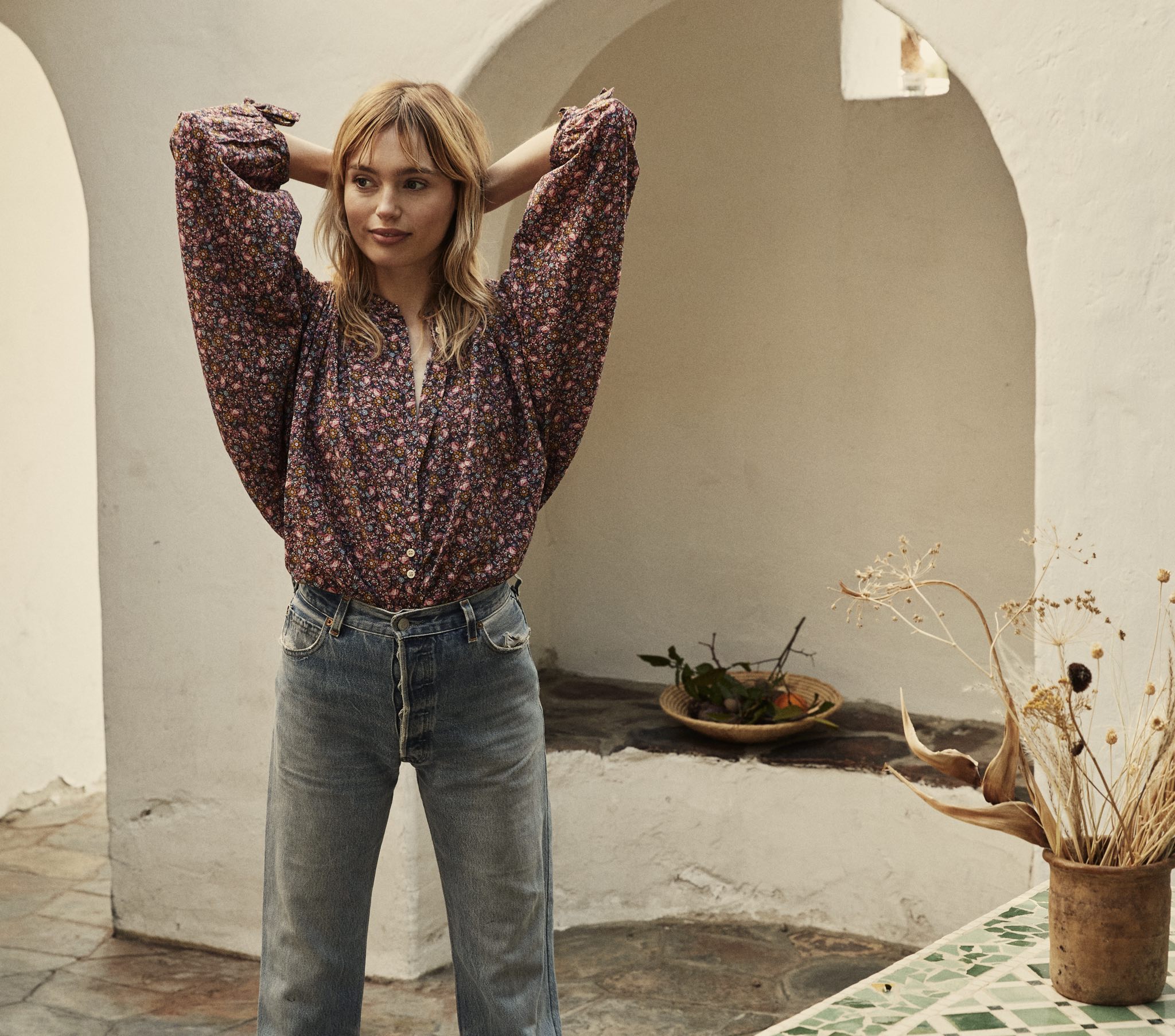 HMD -- O'KEEFFE TOP -- BLUE LAUREL CANYON ROSE