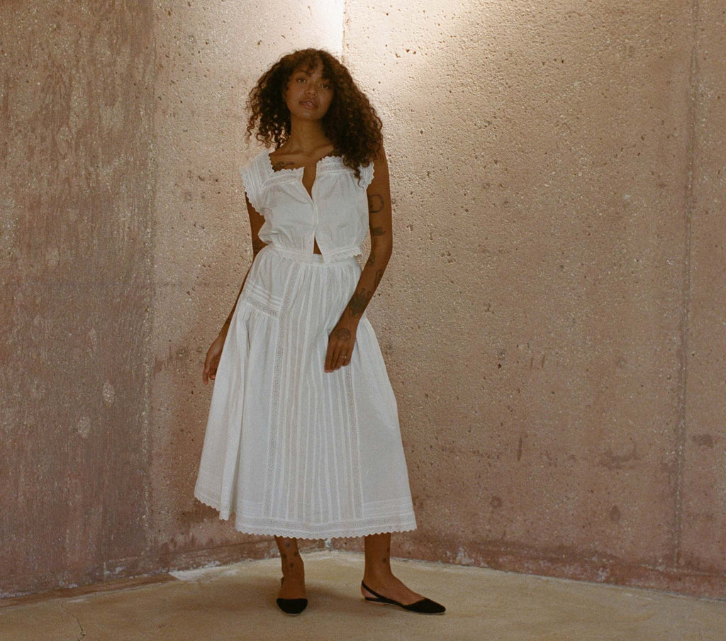 HMD -- SABINA SKIRT -- POWDER