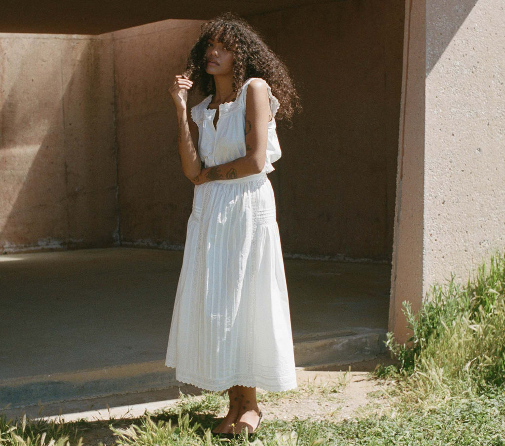 HMD -- SABINA SKIRT -- POWDER