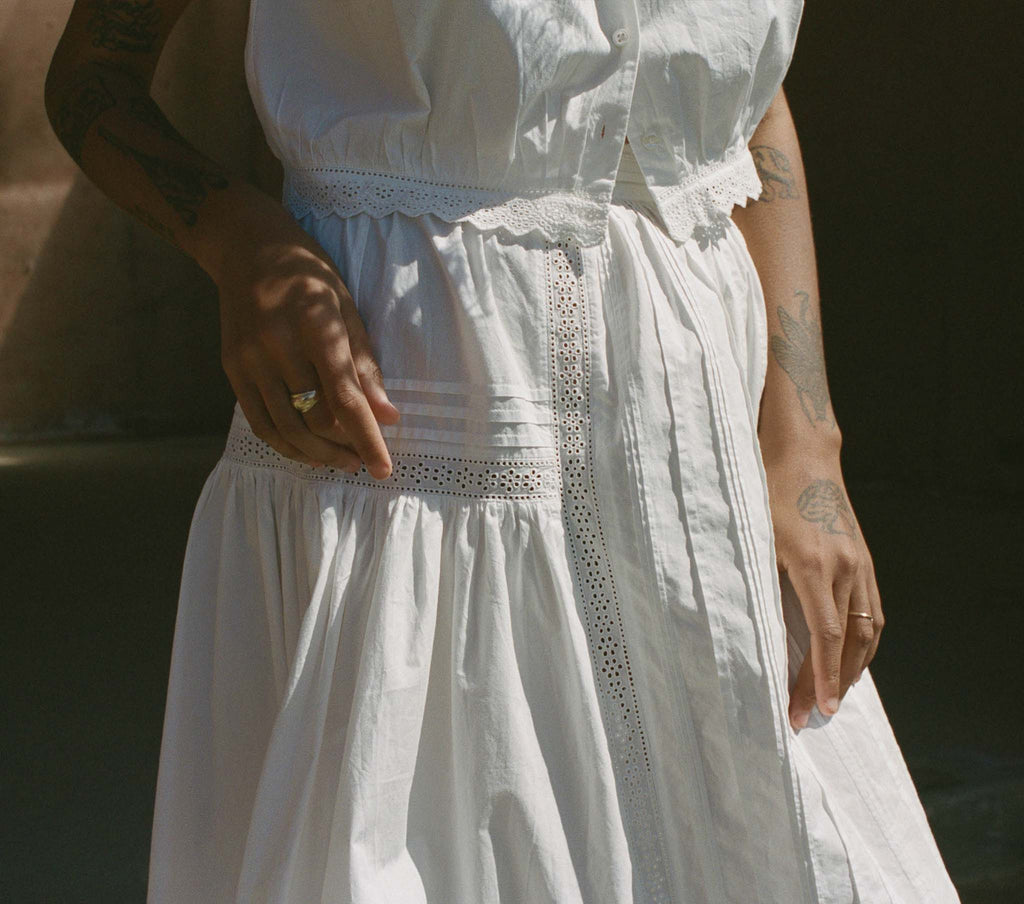 HMD -- SABINA SKIRT -- POWDER