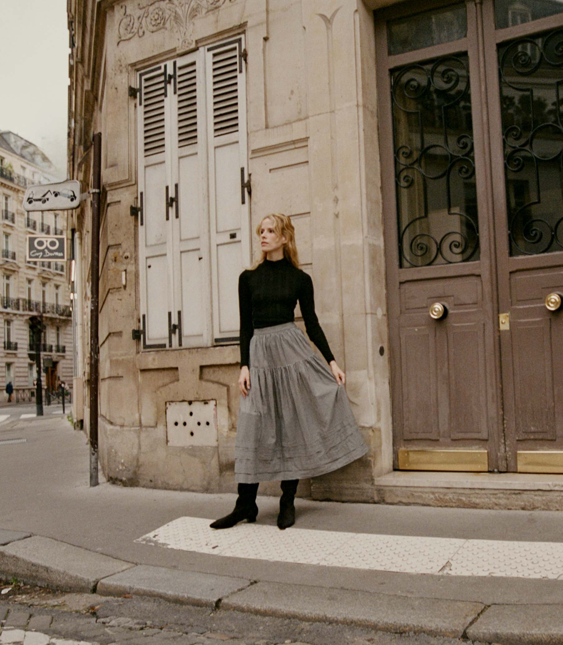 HMD -- SEBASTIANE SKIRT -- LA MADDALENA GINGHAM