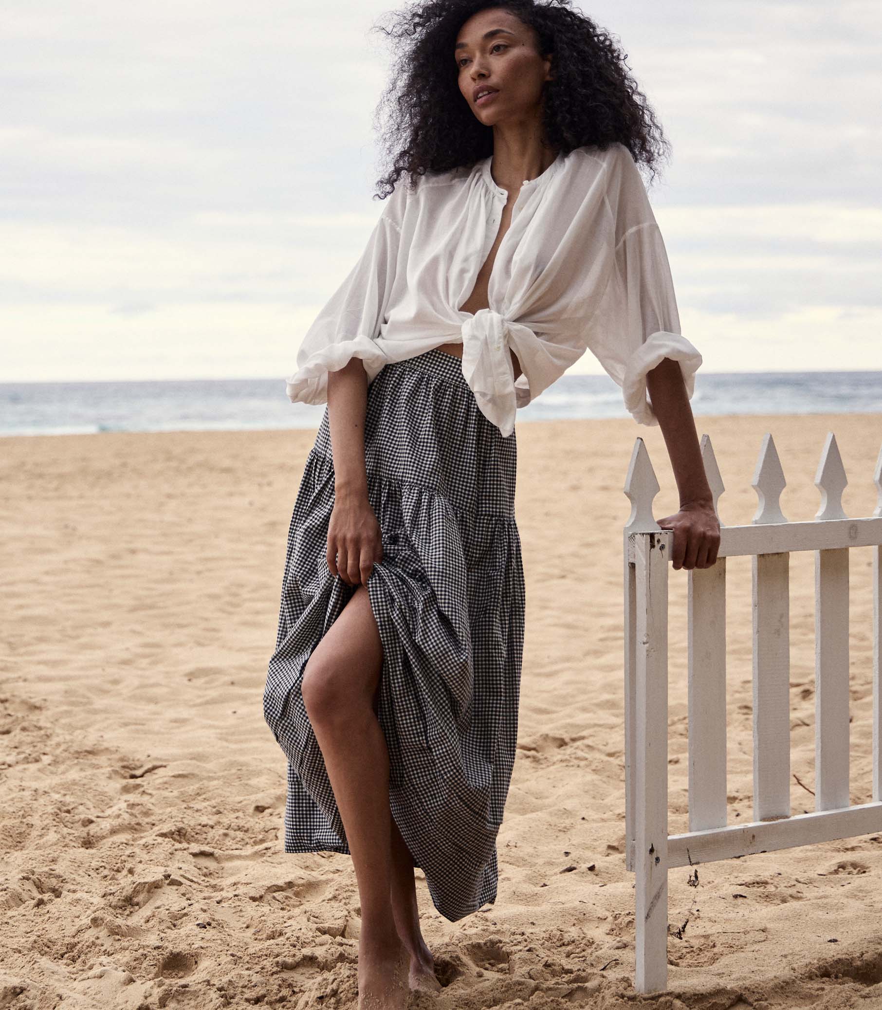 HMD -- SEBASTIANE SKIRT -- LA MADDALENA GINGHAM