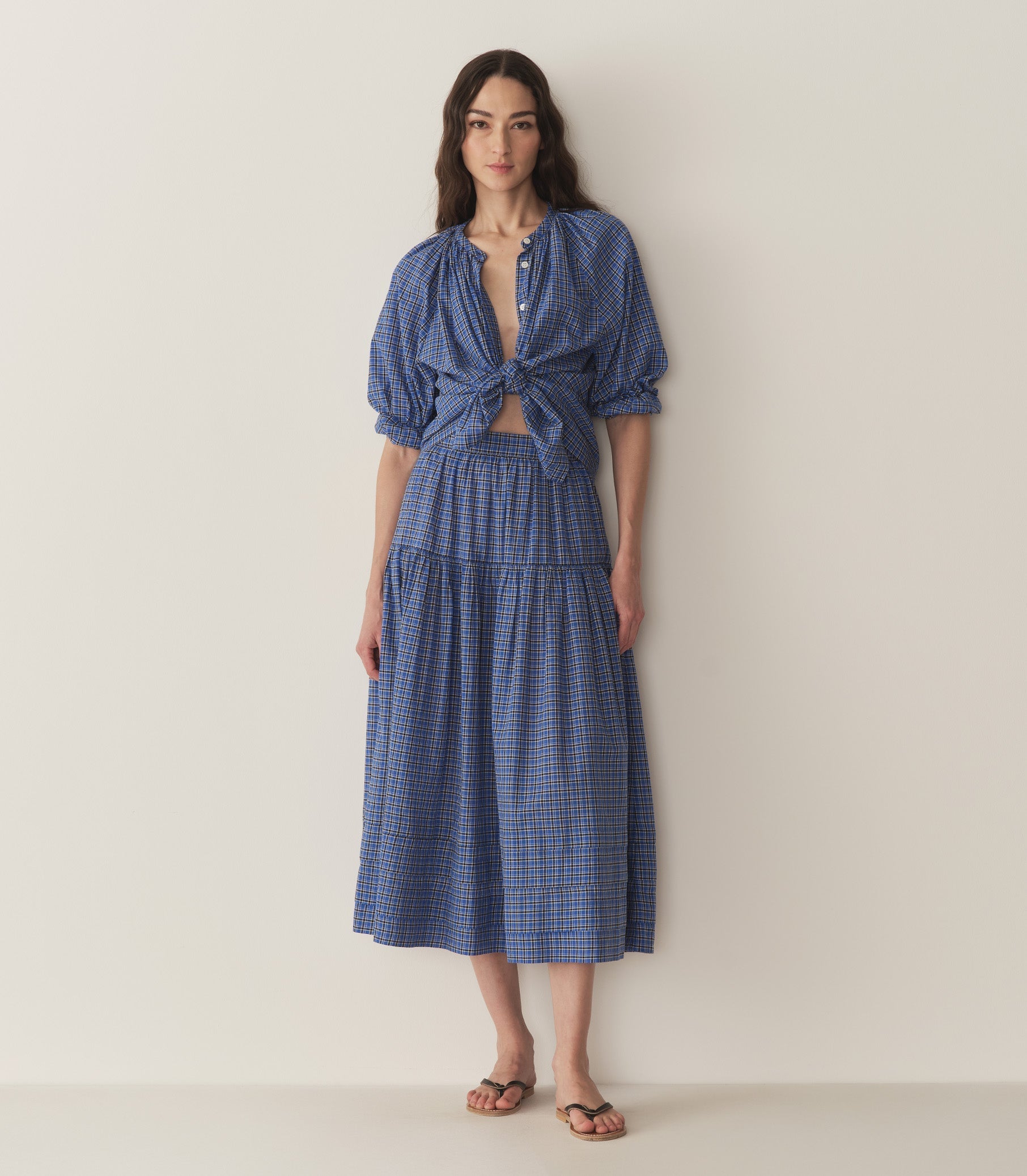 HMD -- SEBASTIANE SKIRT -- CASSIS CHECK
