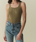 HMD -- SEINE CASHMERE BLEND TANK -- PASTURE