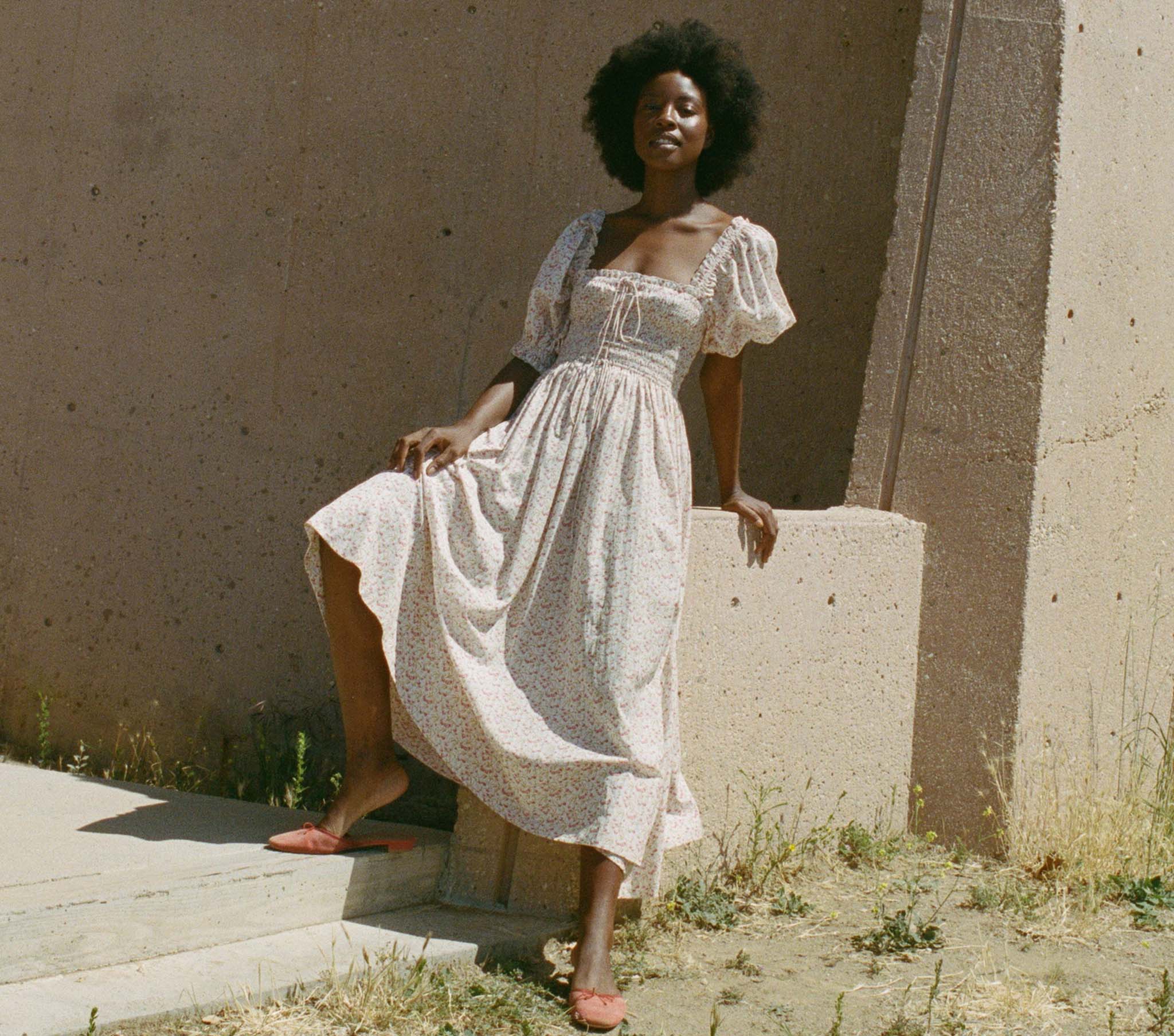 HMD -- SIENA DRESS -- SUNSHINE MEADOW FLORAL