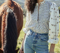 HMD -- SILENE TOP -- FLORAL MEADOW