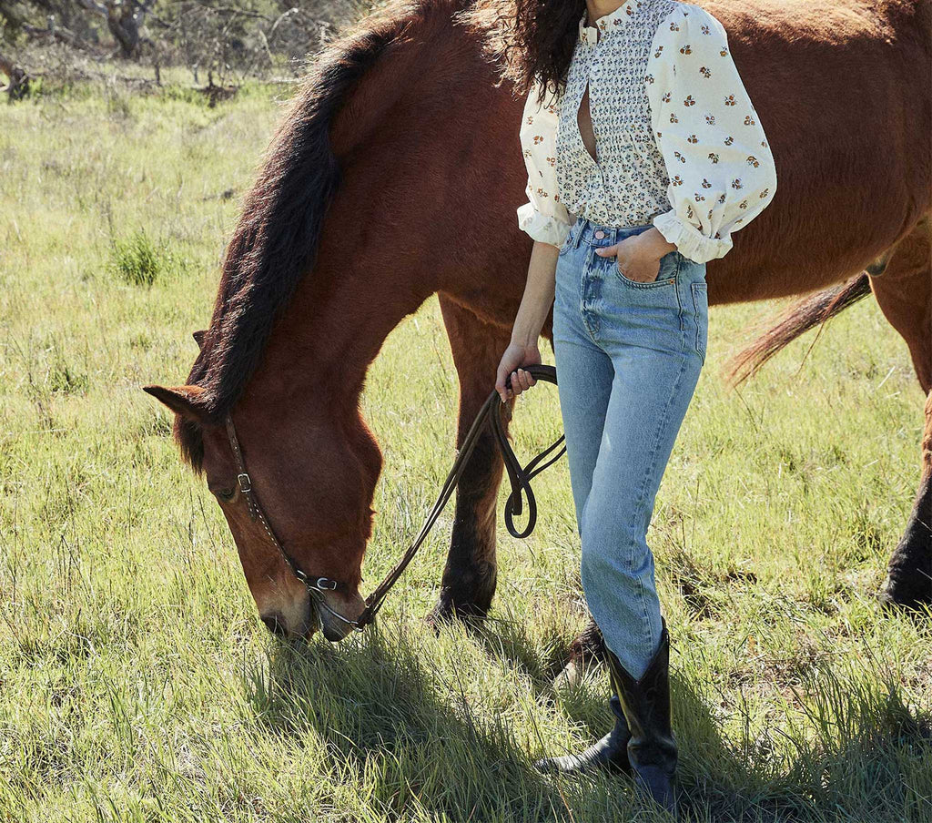 HMD -- SILENE TOP -- FLORAL MEADOW