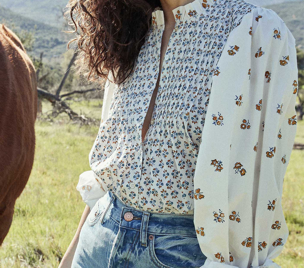 HMD -- SILENE TOP -- FLORAL MEADOW
