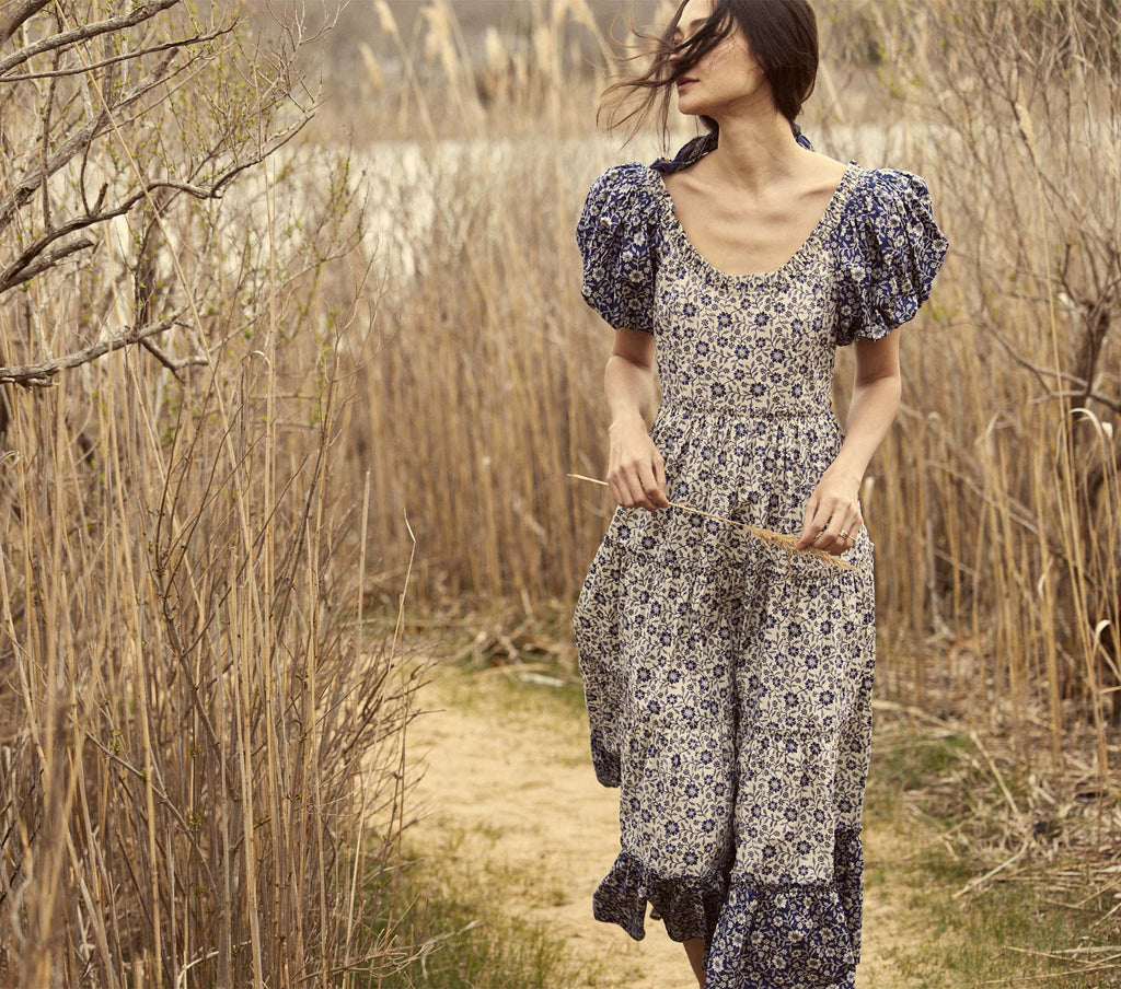 HMD -- SIMONETTA DRESS -- JESSAMINE CALICO PATCHWORK