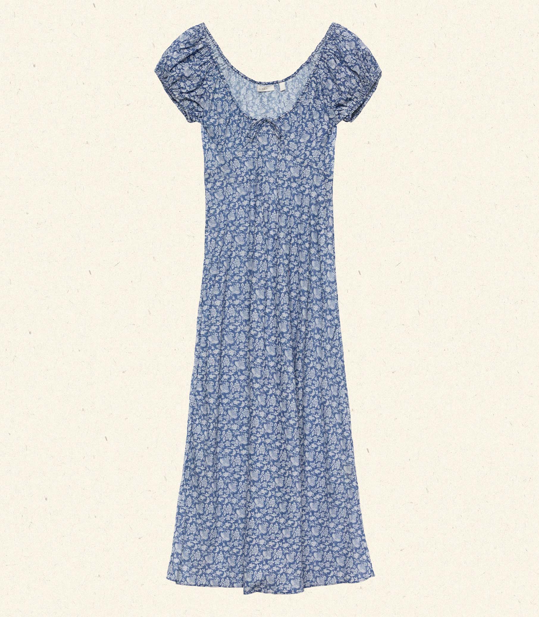 HMD -- SOFIA DRESS -- BLUE PORCELAIN TEA FLORAL
