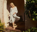 HMD -- SOLARIS NIGHTGOWN -- CREAM WILDFLOWER EMBROIDERY