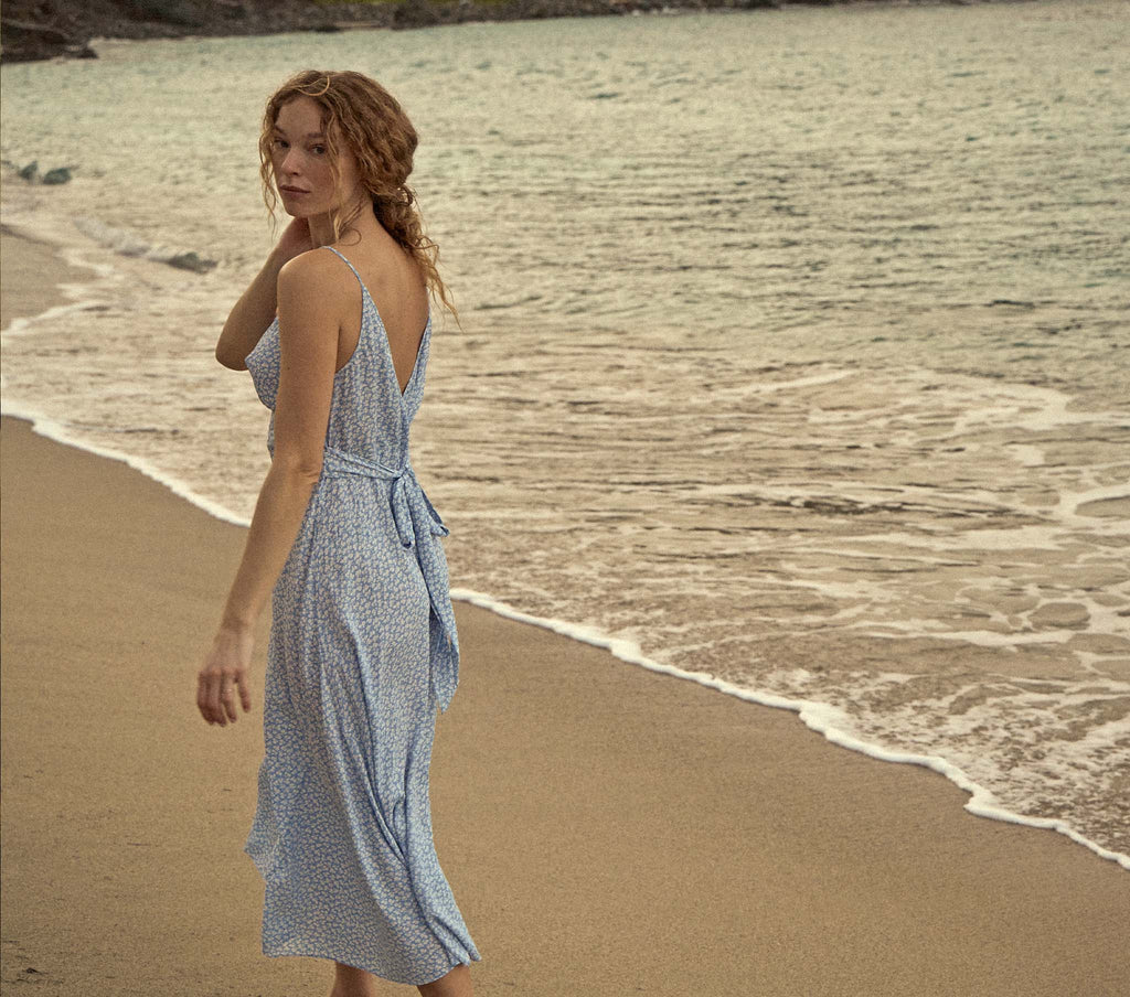 HMD -- SONIA DRESS -- CERULEAN HILLSIDE BLOOM