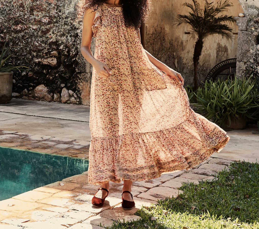 HMD -- SONNET DRESS -- PINK VALLEY FLORAL
